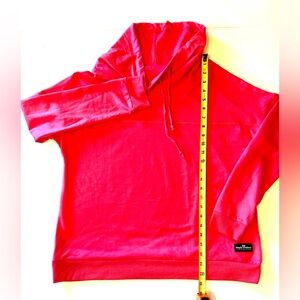 Simply Southern Pink Long Sleeve Tunic Drawstring Shirt size large
